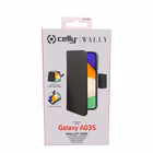 Immagine di Cover similpelle nero CELLY WALLY - Samsung Galaxy A03s WALLY971