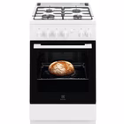 Immagine di Cucina con forno e piano cottura elettrici 56 litri bianco ELECTROLUX LKK500000W 943005284