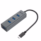 Immagine di USB-C metal 4-port hub 4x USB 3.0