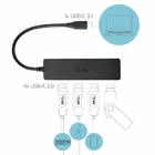 Immagine di USB 3.1 type c slim 4 port-bk