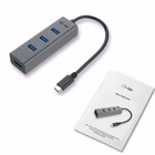 Immagine di USB-C metal 4-port hub 4x USB 3.0