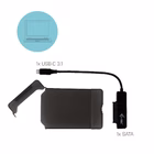 Immagine di Ssd esterni 0 gb sata hdd/ssd I-TEC Box Esterno USB-C 3.1 Gen. 2 per 2.5 SATA - ner C31MYSAFEU313