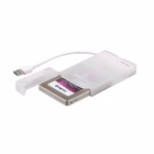Immagine di Ssd esterni 0 gb sata hdd/ssd I-TEC Box esterno USB 3.0 per HDD 2.5 SATA - Bianco MYSAFEU314