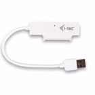 Immagine di Ssd esterni 0 gb sata hdd/ssd I-TEC Box esterno USB 3.0 per HDD 2.5 SATA - Bianco MYSAFEU314