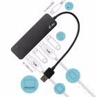 Immagine di USB 3.0 metal 4port+on/off switches