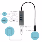 Immagine di USB 3.0 metal 4port+out power adapt