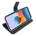 Immagine di Cover similpelle nero CELLY WALLY - Xiaomi Redmi Note 10 Pro WALLY953