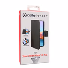 Immagine di Cover similpelle nero CELLY WALLY - Xiaomi Redmi Note 10 Pro WALLY953