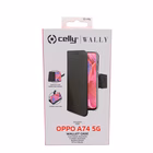 Immagine di Cover similpelle nero CELLY WALLY - Oppo A74 5G/ A93 5G/ A54 4G/ A54 5G WALLY963
