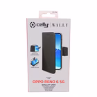 Immagine di Cover similpelle nero CELLY WALLY - Oppo Reno 6 5G WALLY979