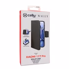 Immagine di Cover similpelle nero CELLY WALLY - Xiaomi 11T Pro 5G/ Xiaomi 11T 5G WALLY982