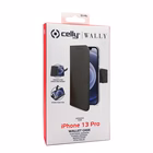 Immagine di Cover similpelle nero CELLY WALLY - Apple iPhone 13 Pro WALLY1008