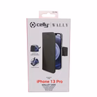 Immagine di Cover similpelle nero CELLY WALLY - Apple iPhone 13 Pro WALLY1008