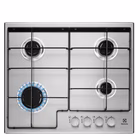 Immagine di Piano cottura gas acciaio inox grigio ELECTROLUX EGS6424X 949640912
