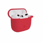 Immagine di Cover silicone rosso CELLY AIRCASE - AIRPODS 3rd Gen. Case FEELING AIRCASE03RD