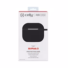Immagine di Cover silicone nero CELLY AIRCASE - AIRPODS 3rd Gen. Case FEELING AIRCASE03BK