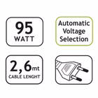 Immagine di Caricabatterie universale 95w 10 co