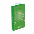 Immagine di USB to USB-C 15w cable 3mt pink