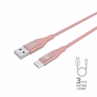 Immagine di USB to USB-C 15w cable 3mt pink