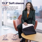 Immagine di Notebook da 13.3 neoprene nero TRUST PRIMO CUSTODIA PER LAPTOP SLEEVE 13.3" - NERO 21251