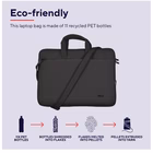 Immagine di Notebook da 16 poliestere nero TRUST BOLOGNA LAPTOP BAG 16" ECO nero 24447