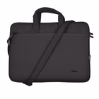 Immagine di Notebook da 16 poliestere nero TRUST BOLOGNA LAPTOP BAG 16" ECO nero 24447
