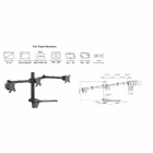 Immagine di Staffa monitor 17/27 triple stand