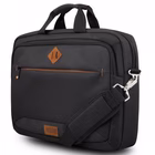 Immagine di Notebook da 15.6 poliestere riciclato nero/mogano URBAN FACTORY CYCLEE ECO TOP CASE NOTEBOOK 15.6" E