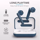 Immagine di Auricolari senza filo si bluetooth batteria ricaricabile blu TRUST PRIMO TOUCH AURICOLARI TRUE WIREL