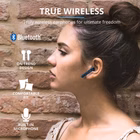 Immagine di Auricolari senza filo si bluetooth batteria ricaricabile blu TRUST PRIMO TOUCH AURICOLARI TRUE WIREL