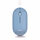 Immagine di Mouse wireless ricaricabile TRUST PUCK blu