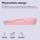 Immagine di Mouse wireless ricaricabile TRUST PUCK rosa