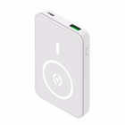 Immagine di Power bank bianco 5.000 mah CELLY MAGPB5000 - 10W Wireless Powerbank 5000 mAh MAGPB5000WH
