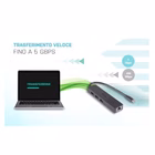 Immagine di USB 3.1 type c slimhub 3 port ether