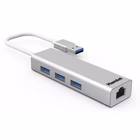 Immagine di Hub 3 porte USB 3.0 + lan rj45