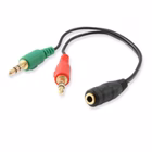 Immagine di Adattatore audio female vs 2 male