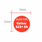 Immagine di Proteggi schermo full glass vetro temperato CELLY FULLGLASS - Samsung Galaxy S22+ 5G/ Galaxy S23+ 5G