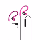 Immagine di Auricolari con filo sì 1 x jack 3,5mm Rosa CELLY UP700ACT - Jack 3.5mm Stereo Sport Wired Earphones