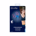 Immagine di Auricolari con filo sì 1 x jack 3,5mm Rosa CELLY UP700ACT - Jack 3.5mm Stereo Sport Wired Earphones