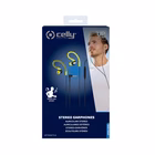 Immagine di Auricolari con filo sì 1 x jack 3,5mm Verde CELLY UP700ACT - Jack 3.5mm Stereo Sport Wired Earphones