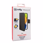 Immagine di Cover similpelle nero CELLY WALLY - Samsung Galaxy A03 WALLY1023