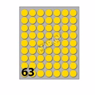 Immagine di Cf25x630 etichette diam 14 giall