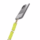 Immagine di Cover plastica giallo CELLY LACETCHAIN - Smartphone Neck Chain SUMMER LACETCHAINYLF