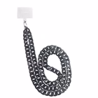 Immagine di Cover plastica nero CELLY LACETMARBLE - Smartphone Neck Chain SUMMER LACETMARBLEBK