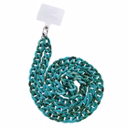 Immagine di Cover plastica blu CELLY LACETMARBLE - Smartphone Neck Chain SUMMER LACETMARBLEBL