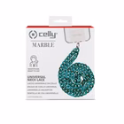 Immagine di Cover plastica blu CELLY LACETMARBLE - Smartphone Neck Chain SUMMER LACETMARBLEBL