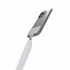 Immagine di Cover plastica bianco CELLY LACETMARBLE - Smartphone Neck Chain SUMMER LACETMARBLEWH