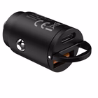 Immagine di Caricabatterie Nero CELLY BLCC30WUSBUSBC - 30W USB / USB-C Car Charger BLCC30WUSBUSBC