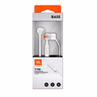 Immagine di Auricolari con filo bianco JBL Tune 110 Bianco JBLT110WHT