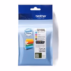 Immagine di Inkjet BROTHER LC-3219XLVAL n+c+m+g 3000+1500 copie conf.4pz
